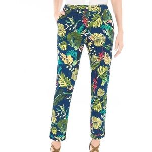 CHICO’S Comfort Waist Luxe Utility Slim Tropical Ankle Pant